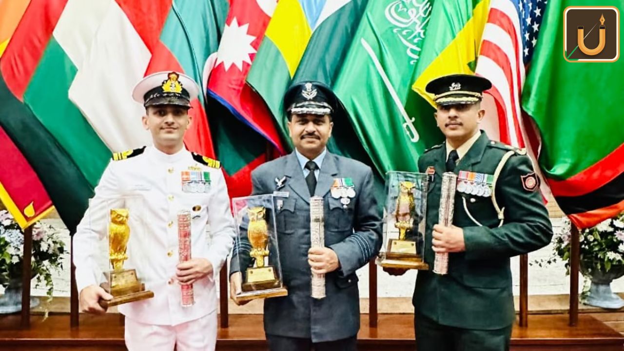 Usthadian Academy / Indian Armed Forces Officers Awarded ‘Golden Owl’ At DSCSC Sri Lanka